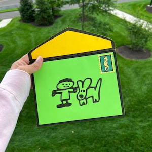 Clues Steve Mail Time Envelope Season 1 Ep 8 - Handy Dandy Blues Clues Letter - We Just got a Letter - Blue Goes to the beach