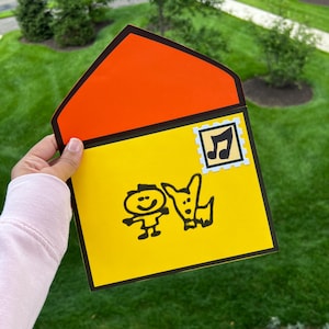 Clues Steve Mail Time Envelope Season 1 Ep 6- Handy Dandy Blues Clues Letter - We Just got a Letter - Blue’s Favorite Song