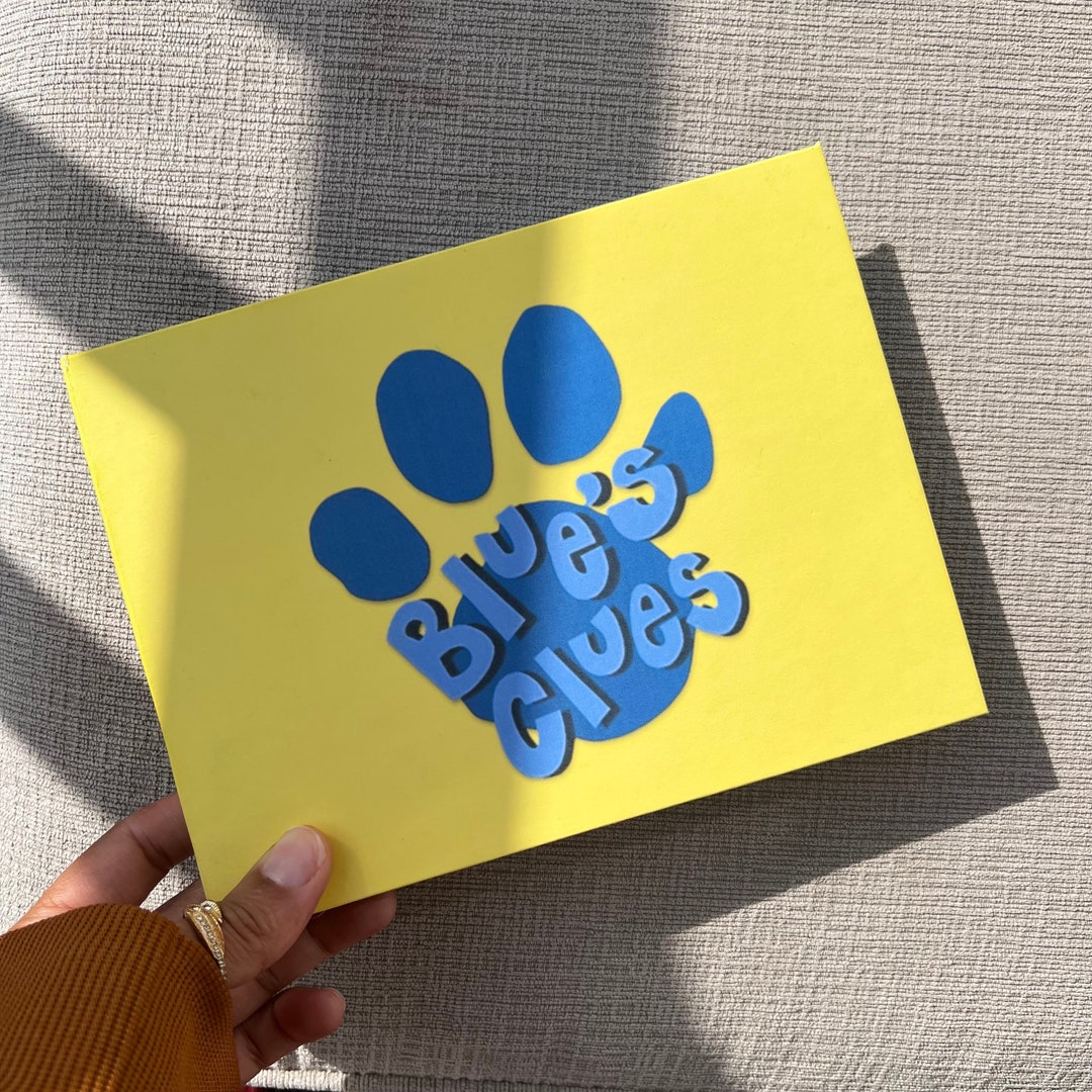 Blues Clues Rare Yellow Book - Yellow Book From Opening Episodes Scene ...
