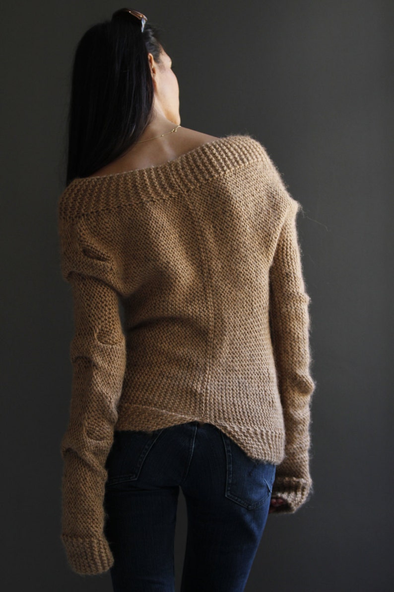 Custom Order Handmade Wool Sweater, Authentic Design Knitwear image 4