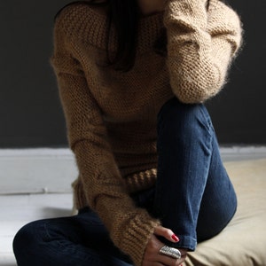 Custom Order Handmade Wool Sweater, Authentic Design Knitwear image 3