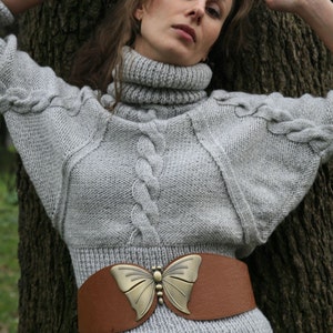 Custom Order Handmade Sweater, Authentic Design Bat Sleeves Knitwear