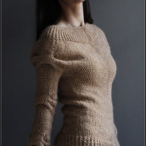 Custom Order Handmade Wool Sweater, Authentic Design Knitwear image 1