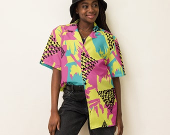 Retro Unisex Button Shirt