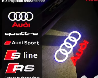 S-Line Prestige Welcome Lights For Audi A3 A1 A4 A6 B8 A5 B7 C7 A7 A8C6 Q2 Q3 Q5 Q7 Q8 TT R
