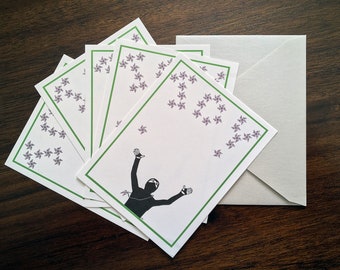 Ninja Holiday Note Card of Joy, Set of Five