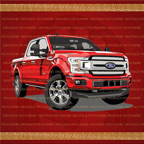 Ford F-150 Raptor SVG & PNG, Ford Decal, Car Printables, Bumper Sticker Png, Bumper Sticker Design, T-Shirt PoD Design, Digital Download