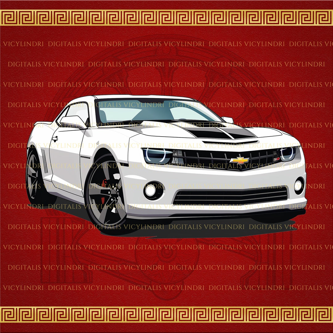 Chevrolet Camaro SS PNG, Chevrolet Decal, Car Printables, Bumper ...