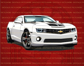 Chevrolet Camaro Z28 PNG, Chevrolet Decal, Car Printables, Bumper ...