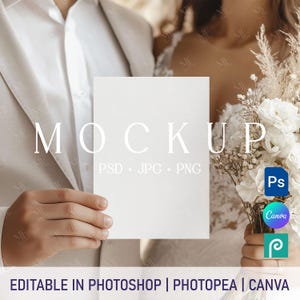 Hochzeitseinladungs-Modell, 5x7 Invite-Karte PSD, Hochzeitskarten-Anzeigen-Mockup, realistische Einladungsvorlage, Briefpapier-Mockup-Smart-Objekt