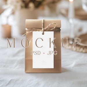 Maqueta de etiqueta de regalo, maqueta de etiqueta de agradecimiento, maqueta de etiqueta de regalo, plantilla PSD de etiqueta rectangular de 2x3.5, maqueta de etiqueta de caja de regalo, maqueta de etiqueta de regalo JPG