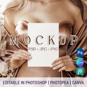 Maqueta de invitación, maqueta de tarjeta de boda, maqueta de tarjeta de felicitación Canva, maqueta de invitación bohemia PSD, maqueta de tarjeta RSVP, maqueta de invitación de regalo