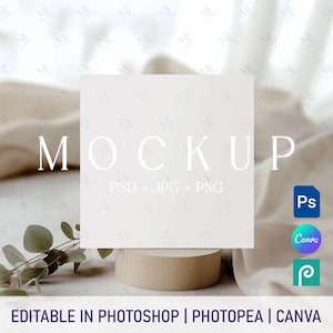 Maqueta de tarjeta cuadrada, maqueta de invitación cuadrada, maqueta de tarjeta de 5 x 5, maqueta de tarjeta de felicitación, plantilla de invitación de boda PSD, maqueta de postal cuadrada