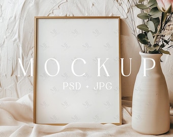 8x10 Table Sign Mockup, Frame Mockup Wedding, Bar Menu Mockup, Card Frame Mockup, Tabletop Sign Wedding Mock Up PSD, 8x10 Frame Sign Mockup