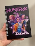 A5 Personalised K-Pop Demon Hunters Huntrix Notebook (70 sheets, 140 pages)