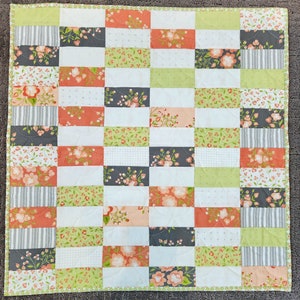 Homemade mini quilt