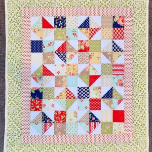 Homemade mini quilt