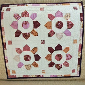 Homemade mini quilt