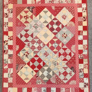 Homemade small decorative quilt