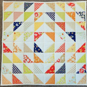 Homemade mini quilt