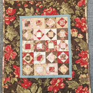 Homemade mini quilt