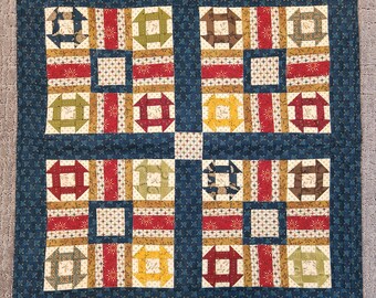 Homemade mini quilt