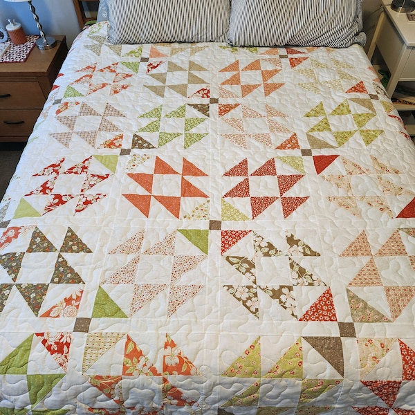 Homemade queen sized quilt