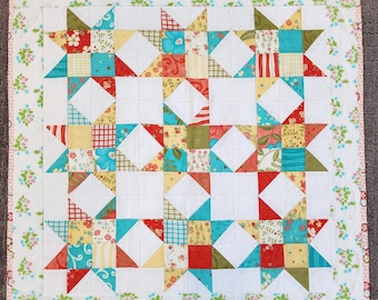 Homemade mini quilt
