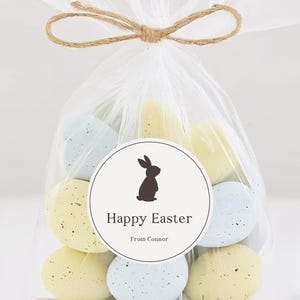 Stickers Joyeuses Pâques, Étiquettes de cadeaux de Pâques, Stickers lapin de Pâques, Étiquettes cadeaux de Pâques, Sac de friandises de Pâques, Étiquette cadeau Joyeuses Pâques