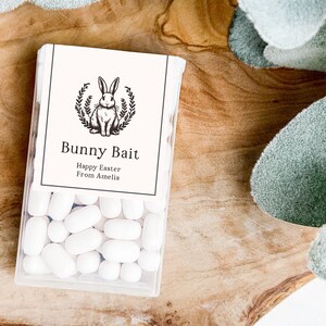 Easter Mint Labels, Happy Easter Gifts for Teens Kids, Bunny Bait, Easter Class Treats, Easter Party Favors Labels, Easter Basket Stuffers