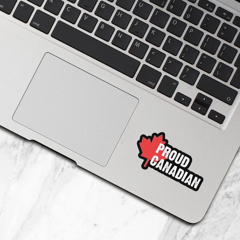 Proud Canadian Sticker, Vinyl Stickers, Canada Sticker, Canada Decal ...