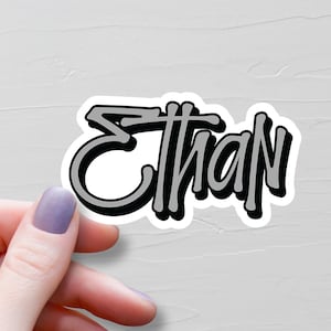 Custom Name Stickers, Graffiti Stickers, Water Bottle Stickers, Custom Graffiti Text Decals, Skateboard Stickers, Graffiti Name Labels
