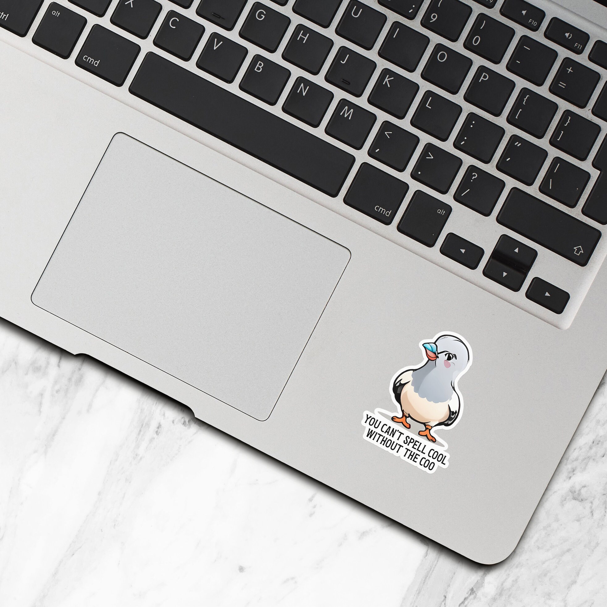 Pigeon Sticker, Vinyl Stickers, You Can't Spell Cool Without the Coo ...