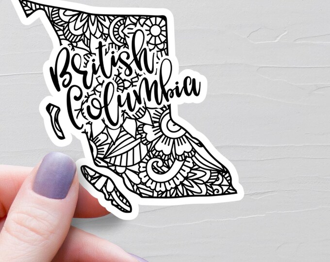 British Columbia, Canada Stickers! 4