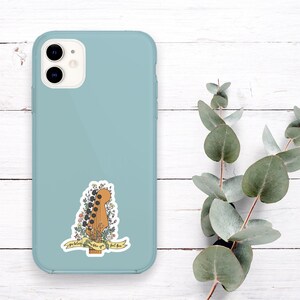 Gitaarsticker bloemen, je hoort ergens waar je je vrij voelt, vinylstickers, waterflesstickers, gitarist cadeau, cadeau gitarist, cadeau gitarist - S329 afbeelding 4