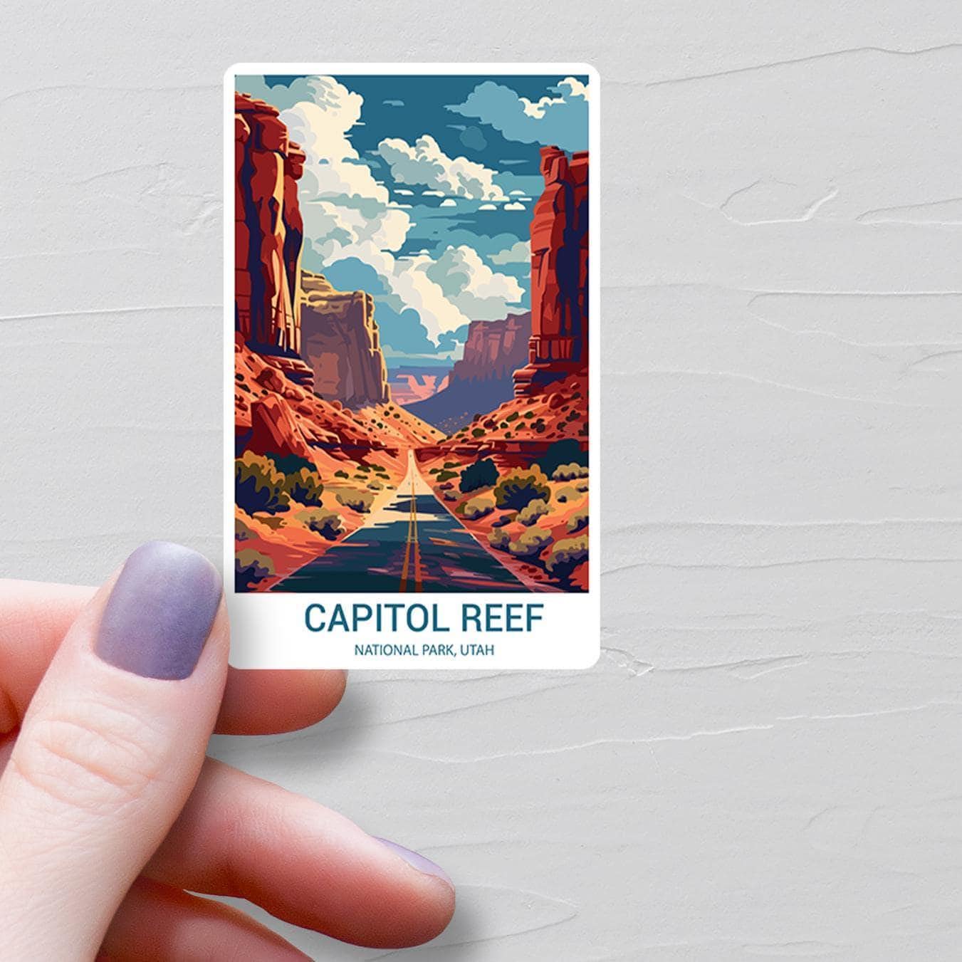 Capitol Reef National Park Stickers, Vinyl Travel Stickers, USA ...