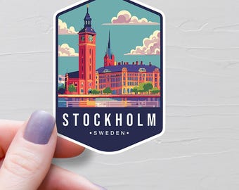 Sweden Coat of Arms Car Bumper Sticker Decal