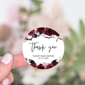 Halloween Baby Shower Favor Stickers, Thank You Stickers Baby Shower, Spooky Baby Shower, A Little Boo Is Almost Due, October Baby Shower