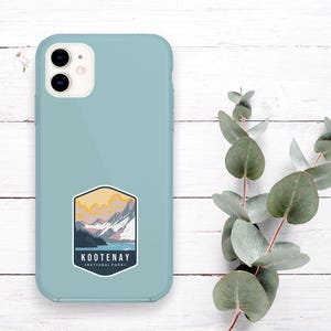 Kootenay National Park Sticker, Vinyl Travel Sticker, British Columbia Stickers, BC Canada Tourism Gifts, Water Bottle Stickers - S696 image 3