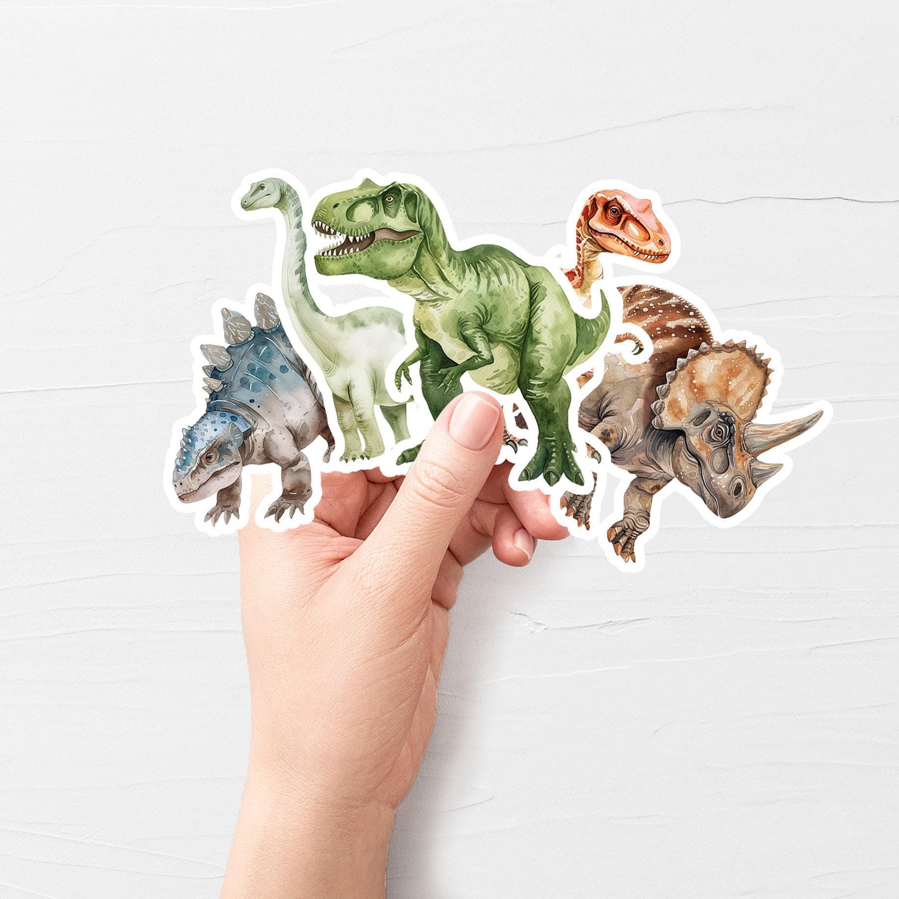 Dinosaur Time Rover Sticker Dinosaur Sticker Pack of 5, Vinyl Stickers, Cute Dinosaur Stickers ...