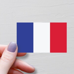 Sticker drapeau France, Stickers voyage en vinyle, Tourisme français, Drapeaux du monde, Sticker bouteille d'eau souvenir, Stickers ordinateur portable, Sticker bagage - F92