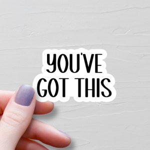 Vous avez ce autocollant, Stickers vinyles, Stickers bouteilles d'eau, Stickers ordinateur portable, Stickers pour journaux, Stickers motivants - WS45