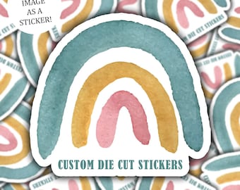 Waterproof Custom Vinyl Stickers, Your Image As A Sticker, Custom Logo Stickers, Bulk Custom Stickers, Business Stickers, Die Cut Stickers