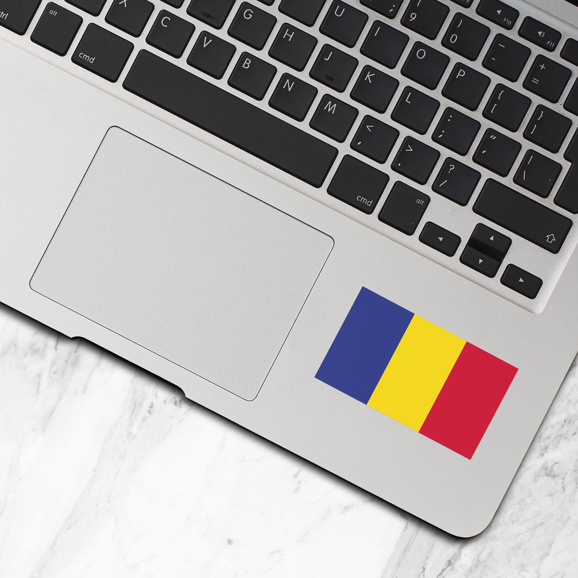 Romania Flag Sticker, Vinyl Travel Stickers, Romanian Stickers, World ...