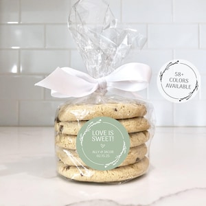 Étiquettes Love is sweet, Stickers de remerciement pour mariage, Stickers vinyles pour mariage, Stickers pour sacs de cadeaux de mariage, Stickers cadeaux de mariage