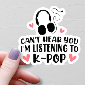 Sticker KPop, Stickers vinyles pour bouteilles d'eau, Cadeau K-Pop Stan, Merch KPop, Accessoires KPop, Cadeau KPop - S198