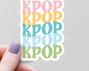 Naklejki K-Pop, naklejki winylowe, naklejki na butelki z wodą na laptopa, gadżety K-Pop, akcesoria K-Pop, prezenty K-Pop, prezenty dla fanów K-Pop - S202
