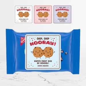 Étiquettes cadeaux cookies pour la rentrée, Cadeaux bonne rentrée, Cadeaux de bienvenue, Cadeau bonjour pour l'école maternelle, Cadeau pour la maternelle