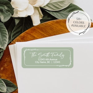 Personalized Return Address Labels, Envelope Stickers, Custom Return Address Labels, Personalized Address Labels, Return Address Stickers