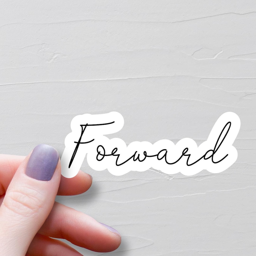 Forward Sticker, Waterproof Vinyl Stickers, Laptop Water Bottle ...
